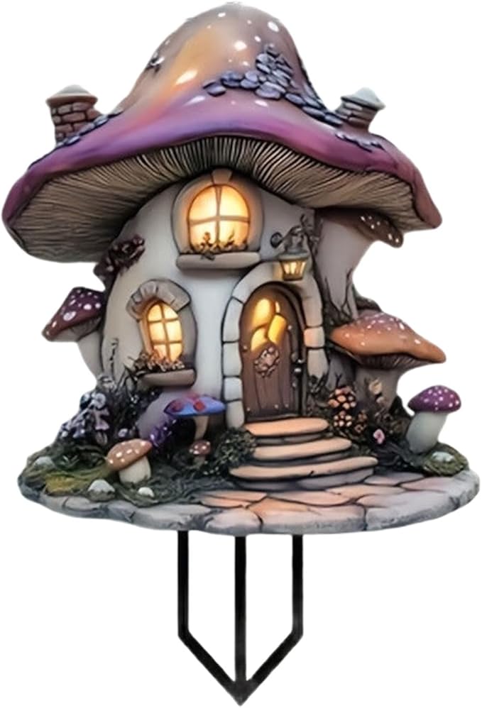 Garden Pathways Marker Squirrels Stake for Flower Beds Fences Decorative Outdoor Sign Landscape Accent Garden Fence Decorative Signboard