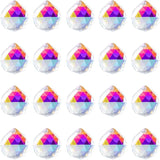 20pcs DIY Crystal Prism Suncatcher for Windows Hanging, 20mm Clear Glass Crystal Sun Catcher Beads Pendants Maker Balls for Indoor Outdoor Garden Feng Shui Home Decor Multicolored