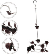 Decorative Metal Rain Chain for Gutters Drainage Elegant Cups Outdoor Garden Decor Resistant Design for Rainwater Diverter