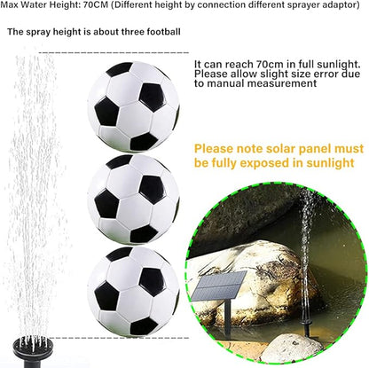 Biling Solar Water Pump Outdoor, Solar Powered Fountain Water Pump for Bird Bath, Garden, Backyard, Pool, Fish Tank