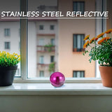 KESYOO Premium Stainless Steel Garden Gazing Ball Polished Shiny Reflective Globe for Outdoor Patio Lawn Decoration Mirror Sphere for Indoor and Outdoor Visual Enhancement