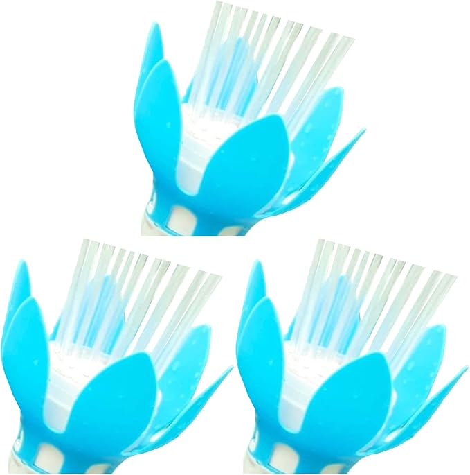 Water Powered Swimming Accessory Sprinkler Aerates with Color Changing LED Light Bulb for Use with 1.5 Inch Outlets (3 Pack)