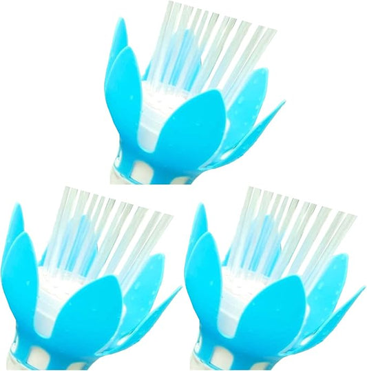 Water Powered Swimming Accessory Sprinkler Aerates with Color Changing LED Light Bulb for Use with 1.5 Inch Outlets (3 Pack)