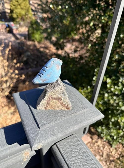 Set of 3 Mini Bird on Rock Garden Statues – Assorted Sizes and Colors, Perfect Gift for Garden Lovers, Gift for Labor Day