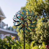 Stargarden Large Metal Wind Spinners for Outdoor, Metal Yard Art Wind Sculptures & Spinners for Yard and Garden Decorations (20x80 Inches)