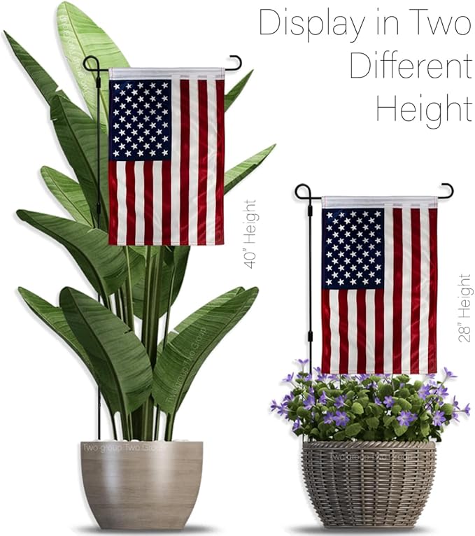 Independence Day Flag American Flags For Outside House Garden Stake Kit Wall Decor Home Cemetery Decoration For Grave Yard 4th Of July US Poster 911 Memorial Door Canvas USA Poster Gifts