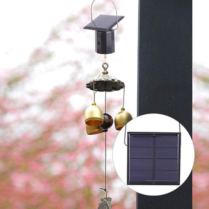 Solar Powered Wind Spinner Motor, Solar Powered Wind Chime Ornament Hanging Rotating Motor for Hanging Display Garden Yard Patio Lawn Outdoo