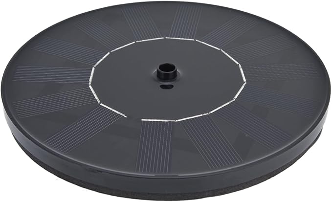 Solar Powered Fountain Water Pump, Floating Mini Solar Fountain with 4 Spray Styles, 16cm Diameter - Environmentally Friendly, Easy Setup, Ideal for Birdbaths Garden Ponds (Lotus 2)