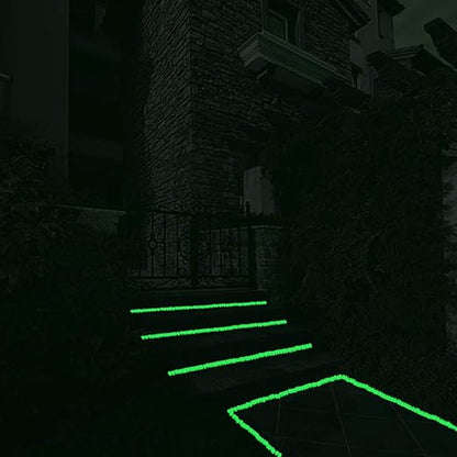 Glow Pebbles Green, 480 pcs Green Glowing Rocks for Outdoor Decor, Garden Lawn Yard, Aquarium, Walkway, Fish Tank, Pathway, Luminous Pebbles Powered by Light or Solar-Recharge Repeatedly