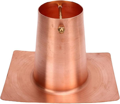 Fabater Rain Chain Gutter Adapter, Copper Rain Chains for Gutters Easy Installation Pure Copper Construction, Chain Installation Adapter with Brass Fastener for Outdoor Gutters