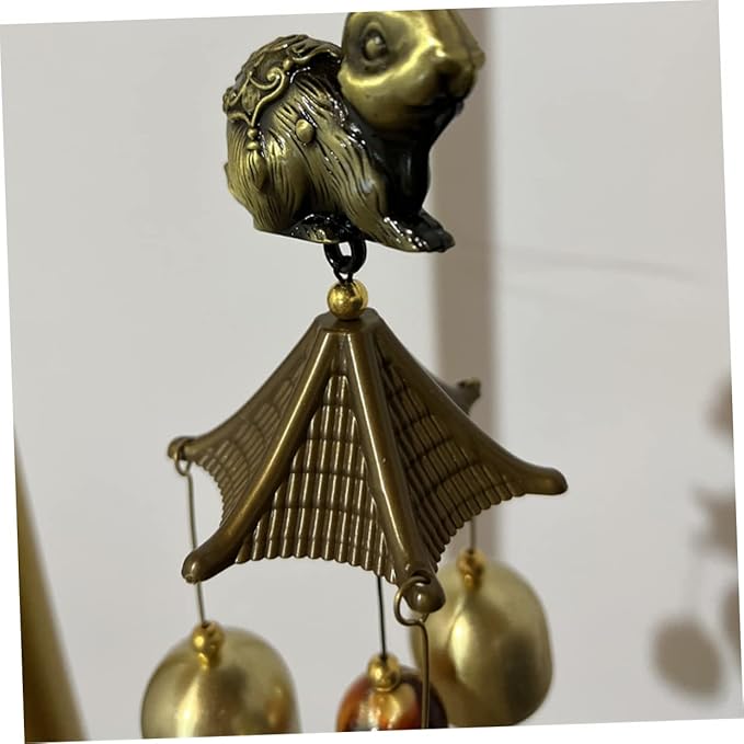 balacoo 2pcs Unique Outdoor Wind Chimes Bell Metal Alloy Garden Decor Wind Chime Home