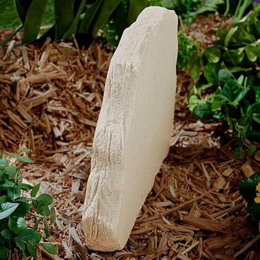 Personalization Universe On Angel's Wings Custom Garden Stone - Memorialize Loved Ones with Personalized Outdoor Decor, 10"x11.9" Durable Polyresin, Sympathy Gift