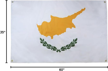 AZ FLAG Cyprus Flag 150 x 90 cm with 4 Eyelets for Balcony or Wall