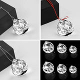 MerryNine 6 Pcs Clear Crystal Ball Prism Sun Shine Catcher Rainbow Pendants Maker, Hanging Crystals Prisms for Windows, for Feng Shui (30mm/40mm/50mm 6Pack)
