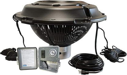 Kasco VFX Series Aerating Pond Fountain - 1/2 Horse Power 120V Single Phase with 50 ft Electric Power Cord | RGB Lighting | Efficient Pond Aeration Systems