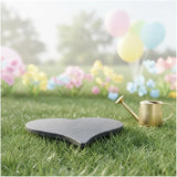 Comfy Hour Rustic Style Collection Cast Iron Garden Stepping Stone - Heart