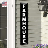 My Word! Farmhouse Welcome Sign and porch leaner for Front Door, Porch, Yard, Deck, Patio, or Wall - Indoor Outdoor Decorative Farmhouse Rustic Vertical Home Decor – 8”x46.5”