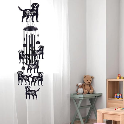 Outdoor Dogs Wind Chimes Decoration, Mobile Wind Catcher, Retro Dog Wind Bells, Memorial Wind Chime, Blessing Windchime for Home, Balcony, Yard, Room, Xmas, Party, Indoor, Garden Decor, Gifts for Mom