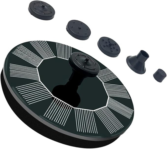 BESPORTBLE Solar Floating Fountain Solar Panel Automatic Water Pump for Bird Bath and Small Outdoor Garden Decoration and Efficient Water Circulation