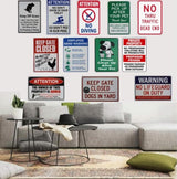 Metal Tin Sign Wild Turkey Xing Crossing Caution Animal Farm Ranch Hunter Road Décor Diamond Sign Indoor Outdoor Wall Decor Yard Sign Square Sign 12" x 12" (2 Pack)