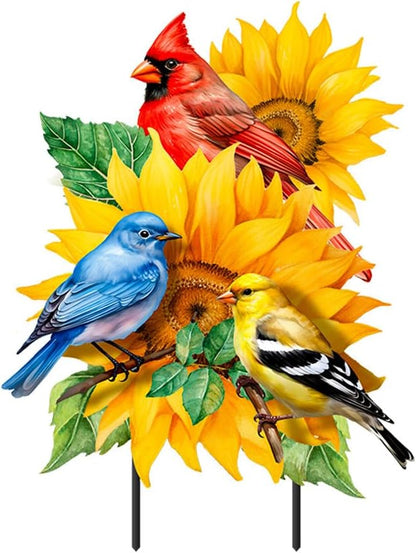 Briarwood Lane Birds in the Garden Metal Art
