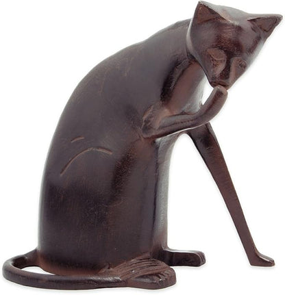 Achla Designs Coy Cat, Garden Animal Statue