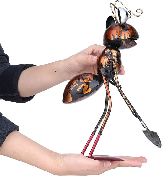 Tooarts Metal Ant Garden Decor Sculpture Home Patio Lawn Yard Indoor Outdoor Statue Ornament