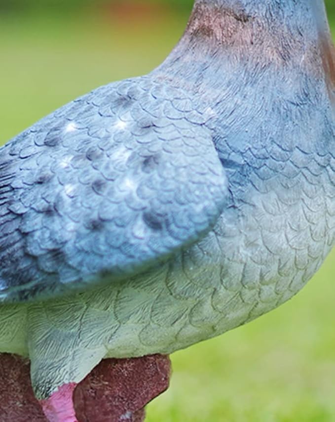 Statues Garden Animal Outdoor Sculpture Pigeon Crafts，Lawn Sculptures Resin，Garden Ornaments Peace Bird，Creative Outdoor Garden Outdoor Garden Summer Decoration for Patio, Yard Art Decora (Set : B)