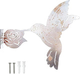 Rusty Metal Hummingbird, Metal Birds Yard Decor Metal Yard Art Garden Ornaments Rustic Outdoor Patio Yard Decor Garden Gift for Fence Toppers Backyard
