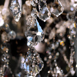 12pcs Glass Crystal Chandelier Prisms Beads Replacement, Hanging Crystals Suncatcher for Chandeliers Decoration