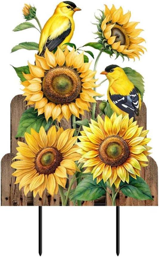 Briarwood Lane Goldfinch Gathering Metal Art