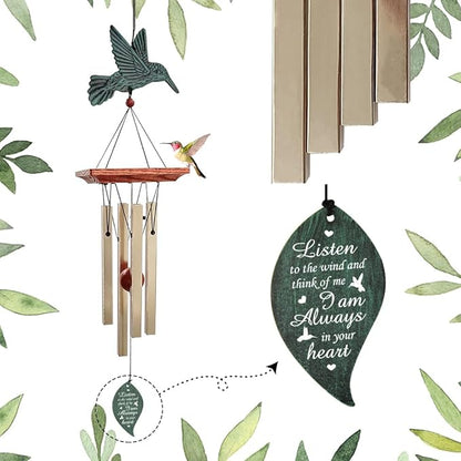 ASTARIN Personalized Wind Chimes Outdoor Deep Tone,Customized Memorial Wind Chimes Large, Large Deep Tone Wind Chimes Outdoor for Garden Hanging Décor,Sympathy Gifts