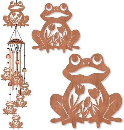 Large Aluminium Wind Chimes 33" Outdoor Deep Tone Memorial Wind Chime with Frog Wind Catcher, Sympathy for Loss of Loved Mom Father,Metal Wind Chimes for Garden Patio Balcony Home Decor