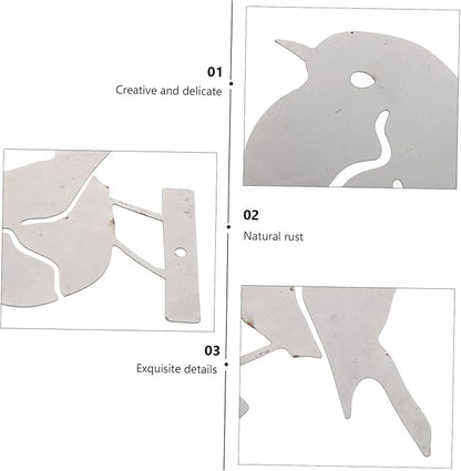 KESYOO Iron Arts Bird Garden Decor Creative Bird Shape Ornament for Outdoor and Indoor Spaces Iron Craftsmanship Unique for Decor