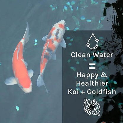 MICROBE-LIFT PL Pond Bacteria and Outdoor Water Garden Cleaner, Safe for Live Koi Fish, Plant Life, and Decor, 2.5 Gallons