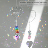 Teacher Appreciation Gifts, K9 Crystal Suncatcher Teacher Gifts for Women, Teachers Retirement Thank You Gift