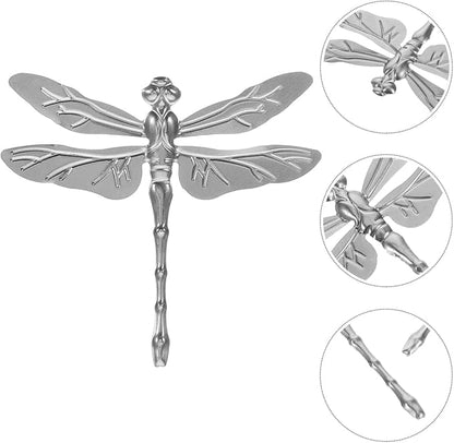 Abaodam 20Pcs Metal Dragonfly Sculpture Wall Art for Garden Decoration 2.75In Handmade Iron Dragonfly Figurine Outdoor Patio Home Decor Diy Craft Project