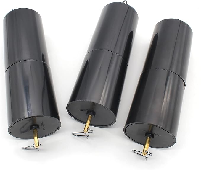3pcs Wind Spinner Motor, Hanging Rotating Display Spinner Motor, Black Outdoor Hanging Wind Spinners for Yard, Garden, Lawn Decoration