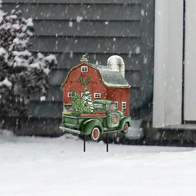 Briarwood Lane Christmas on the Farm Metal Art