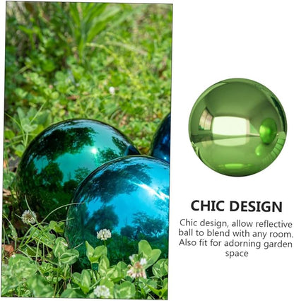 Stainless Steel Gazing Ball 6 Inch Polished Mirror Garden Sphere Decorative Outdoor Reflection Globe Metal Garden Ball Decor