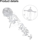 Angel Aluminum Wind Chime with Tuned Metal Tubes for Home, Garden, and Patio Decoration