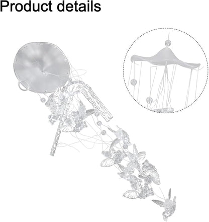 Angel Aluminum Wind Chime with Tuned Metal Tubes for Home, Garden, and Patio Decoration