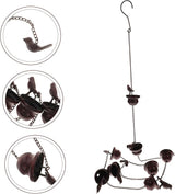 ORFOFE Metal Rain Chain for Gutters Unique Decorative Rain Chain Design for Home and Garden Finish Elegant Outdoor Water Drainage