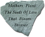 Design Toscano Mothers Plant The Seeds of Love: Cast Stone Memorial Garden Marker