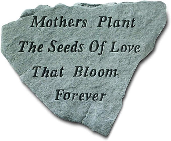 Design Toscano Mothers Plant The Seeds of Love: Cast Stone Memorial Garden Marker