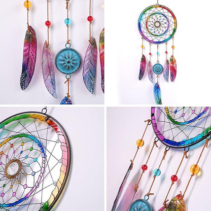 SEINHIJO Metal Arrow Wind Chimes Sandblasted Glass Decor Wall Art Memorial Gift for Outdoor Indoor Mom 21.7 Inch