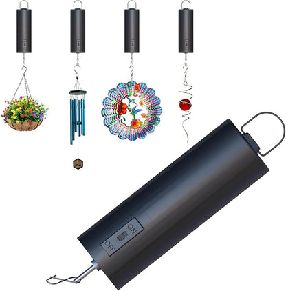 Wind Spinner Motor 20RPM Battery Operated | Hanging Display for Wind Spinners, Chimes, Sun Catcher, Disco Ball, Baby Crib, Garden/Christmas Decor