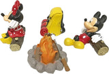 Disney Mickey and Minnie Mouse Camping Fairy Everyday Outdoor Garden Statue,s 4 inches Tall, Officially Licensed Disney Product