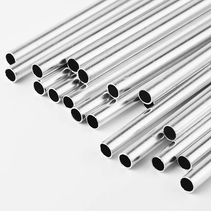 90pcs Wind Chime Tubes for Home Garden Outdoor Hanging Decorations, Tone Empty Tubes with Wind Chime line 150 Yards(5 Different Length)