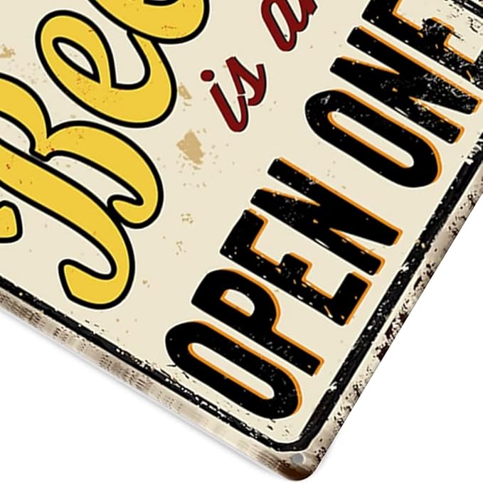 Bar Sign Vintage Funny Metal Tin Signs For Home Retro Country Home Decor Man Cave Garage Rules Wall Decor Outdoor Poster 8×12 Inches